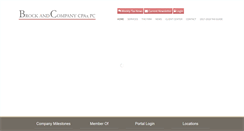 Desktop Screenshot of brockcpas.com